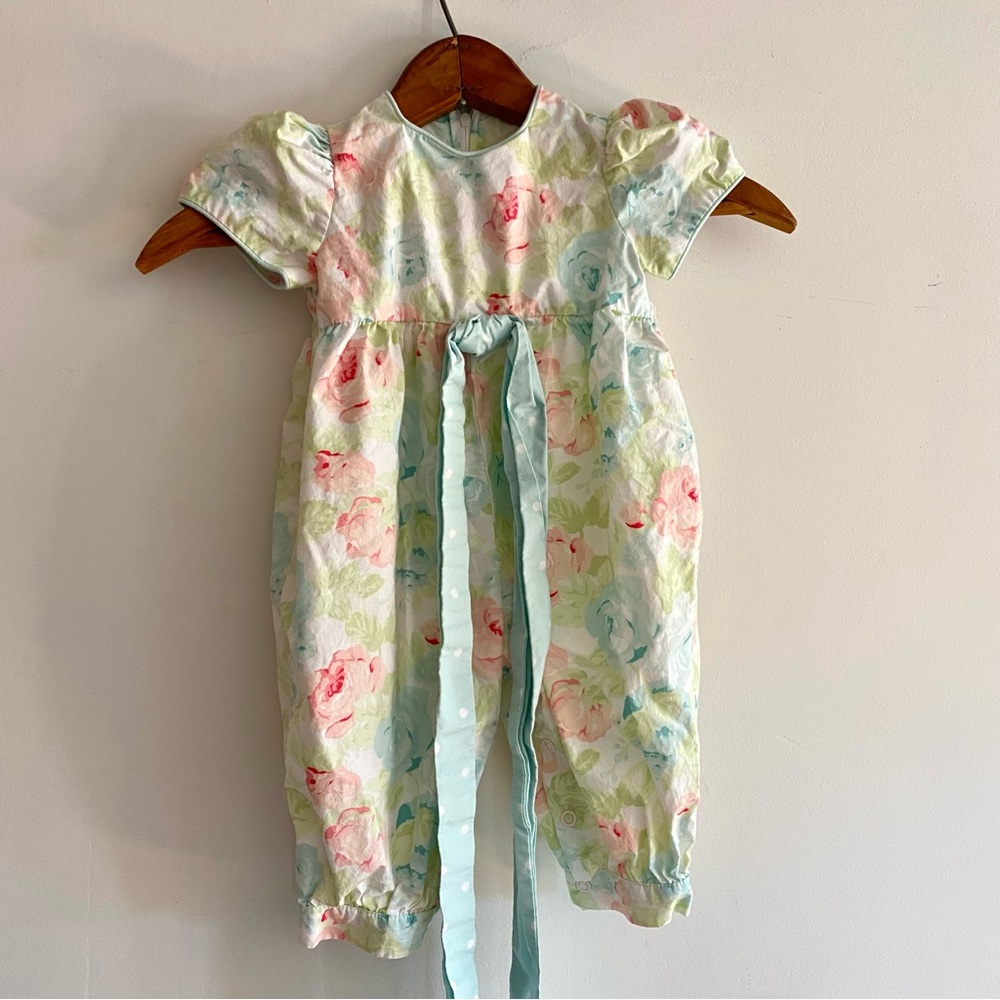 Vintage Heartstrings Baby Onesie
